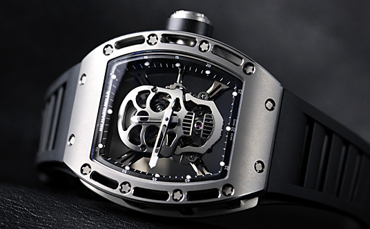 Richard Mille Replica Watch Skull RM 052 Titanium